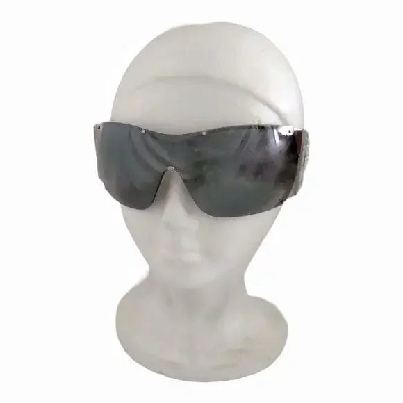 DIOR Luxury Mirror Sunglasses Limited Edition Swarovski Crystals Case Cloth Bag - Picture 2 of 9